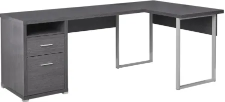 Computer Desk - 80"L / Grey Left Or Right Facing