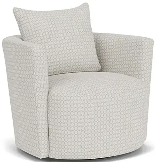 Zephyr Swivel Accent Chair by Jonathan Louis