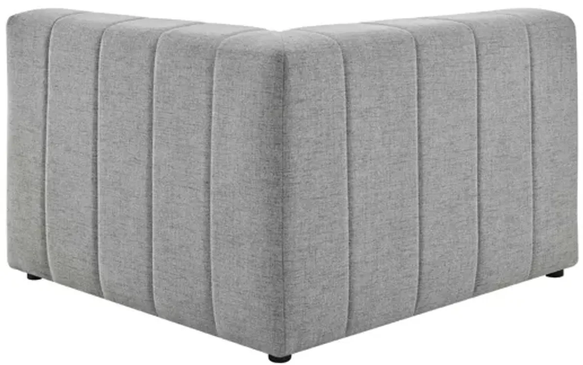 Bartlett Upholstered Fabric 3-Piece Sofa in Light Gray