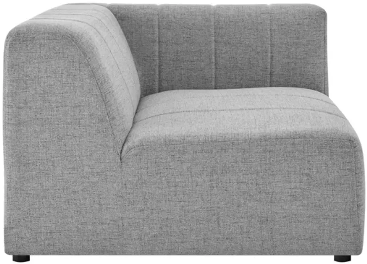 Bartlett Upholstered Fabric 3-Piece Sofa in Light Gray