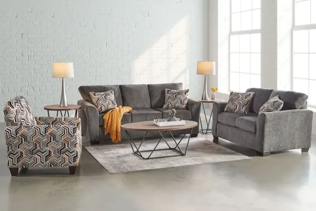 Contemporary 3-Piece Occasional Table Set