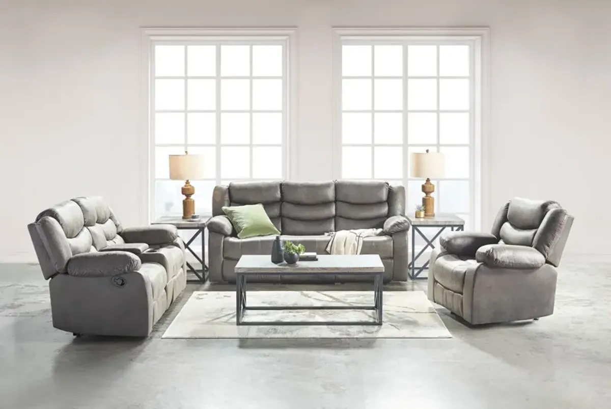 Sparta Shadow Reclining Sofa