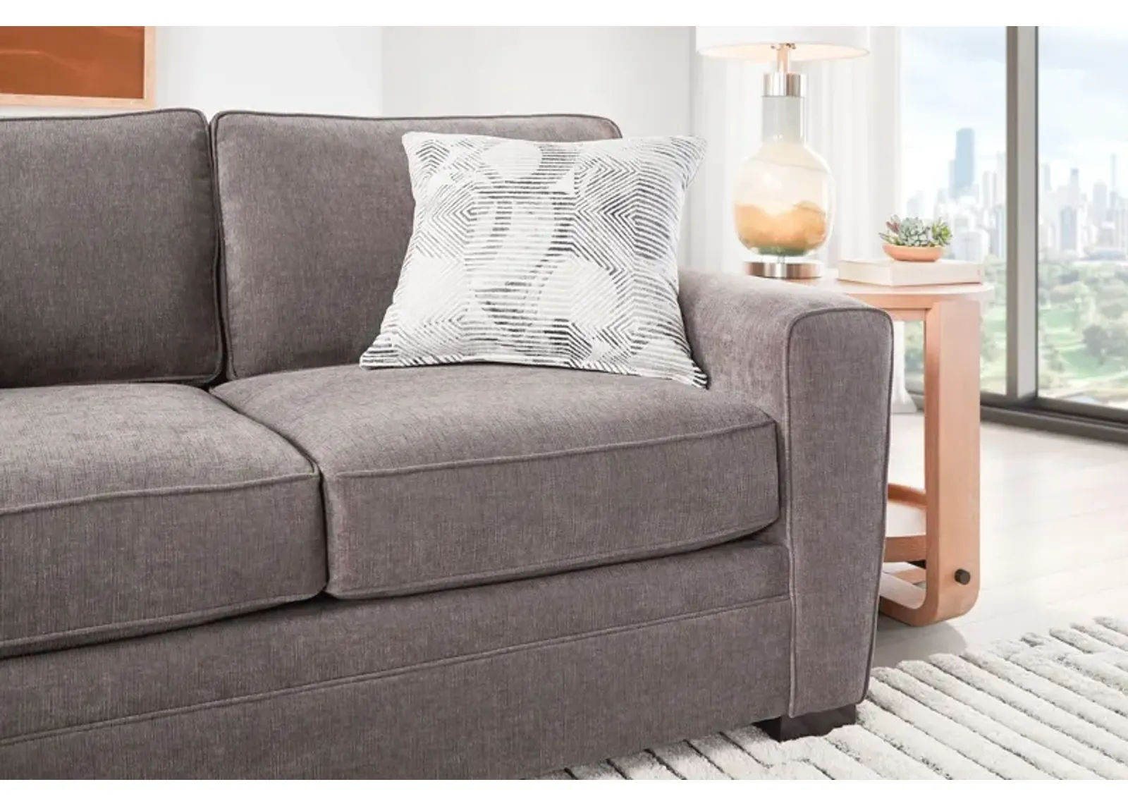 Zephyr 4-Piece Corner Sectional with Right-Arm Facing Loveseat by Jonathan Louis