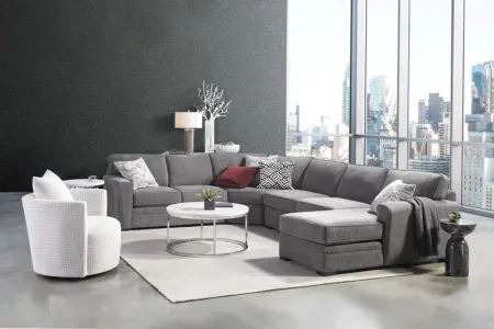 Zephyr 4-Piece Sectional with Left-Arm Facing Loveseat by Jonathan Louis