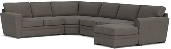 Zephyr 4-Piece Wedge Sectional with Left-Arm Facing Loveseat by Jonathan Louis