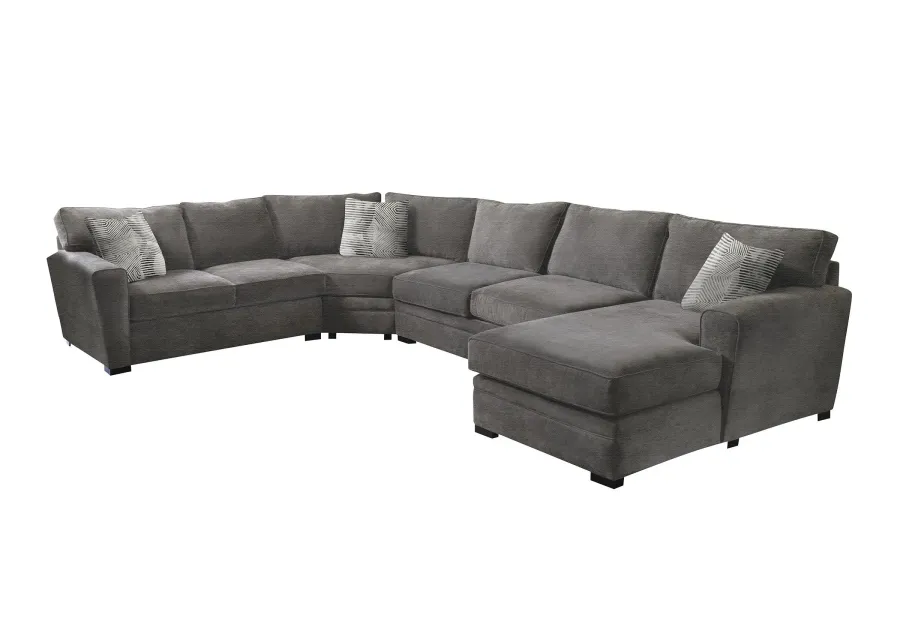 Zephyr 4-Piece Sectional with Left-Arm Facing Loveseat by Jonathan Louis