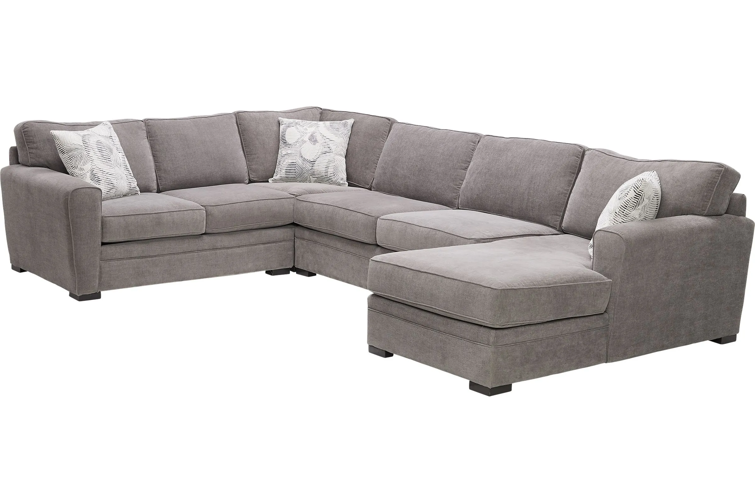 Zephyr 4-Piece Sectional with Left-Arm Facing Loveseat by Jonathan Louis