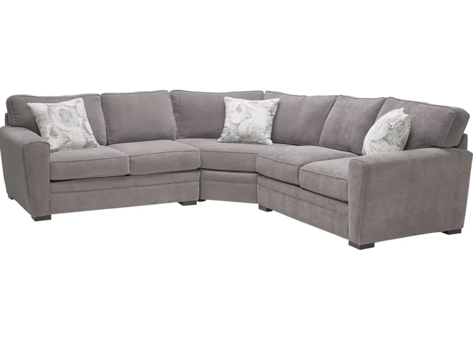 Zephyr 3-Piece Wedge Sectional by Jonathan Louis