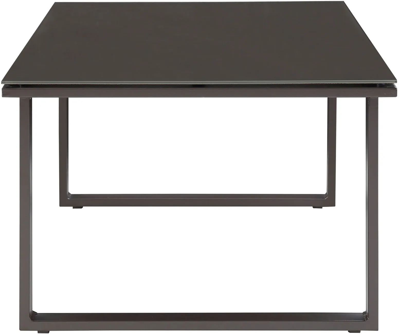 Fortuna Outdoor Patio Coffee Table in Brown
