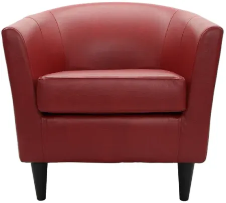 Windsor Red Accent Chair