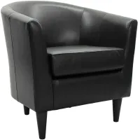 Windsor Black Accent Chair