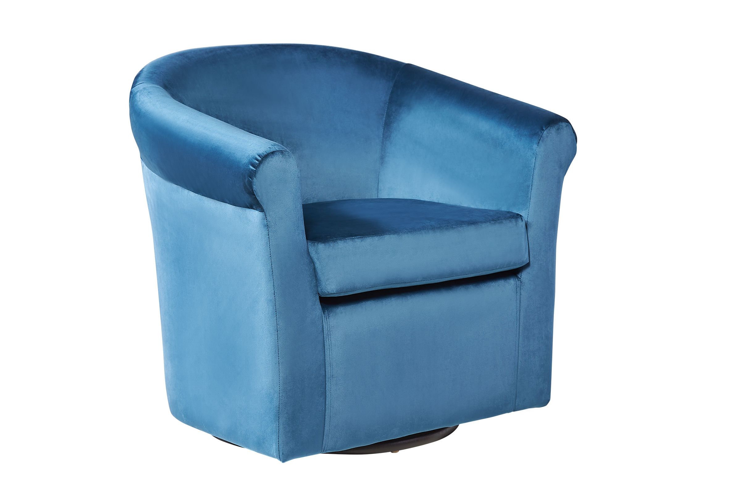 Marlee Parisian Blue Swivel Chair