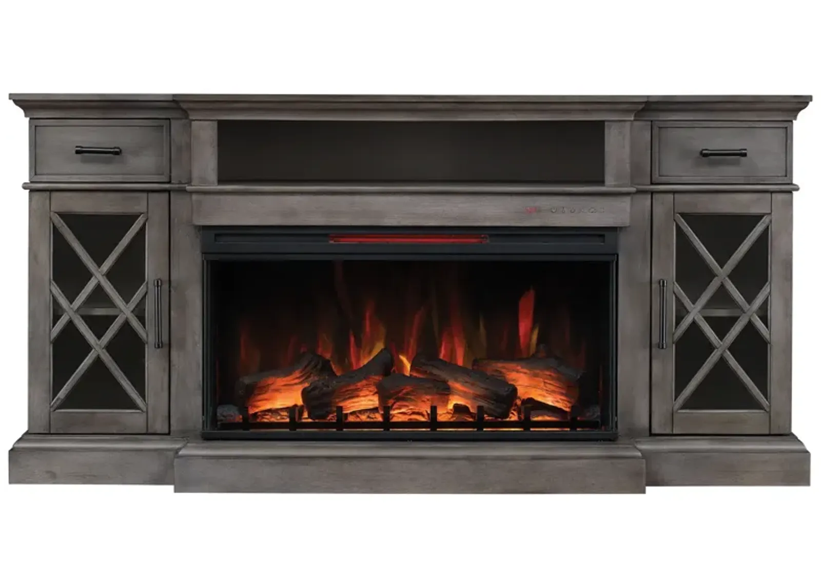 Ashley 70" Mantel & Electric Fireplace