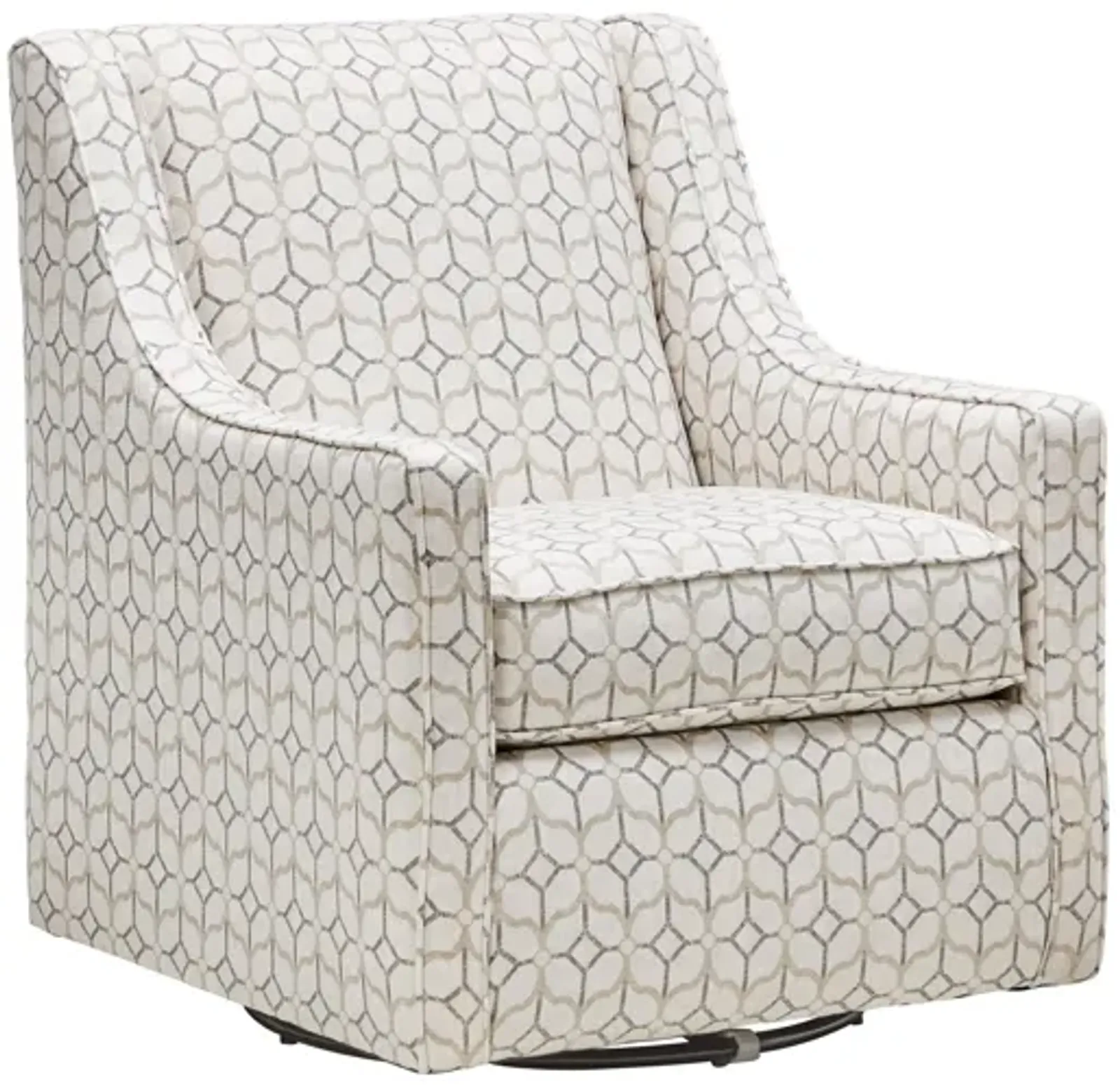 Orchid Pewter Swivel Chair