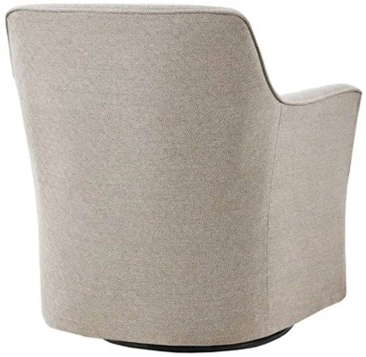 Augustine Swivel Glider Chair in Grey