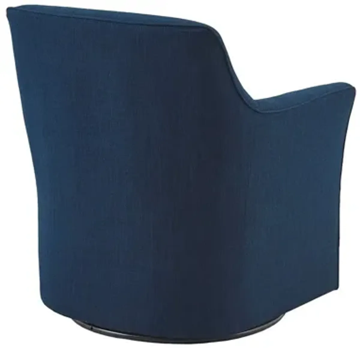 Augustine Swivel Glider Chair in Navy