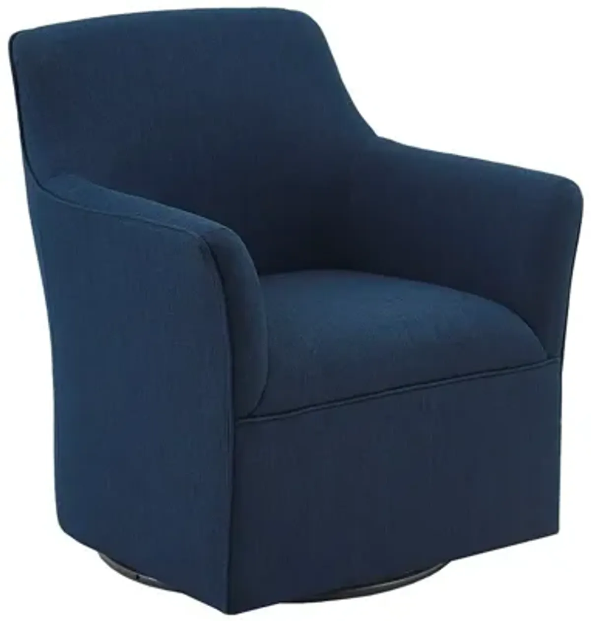 Augustine Swivel Glider Chair in Navy