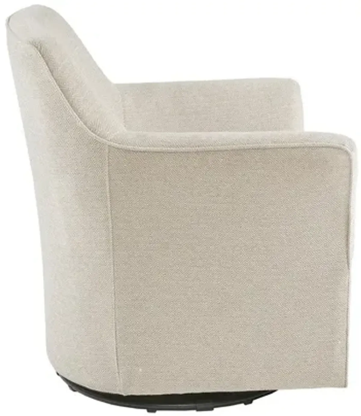 Augustine Swivel Glider Chair in Cream