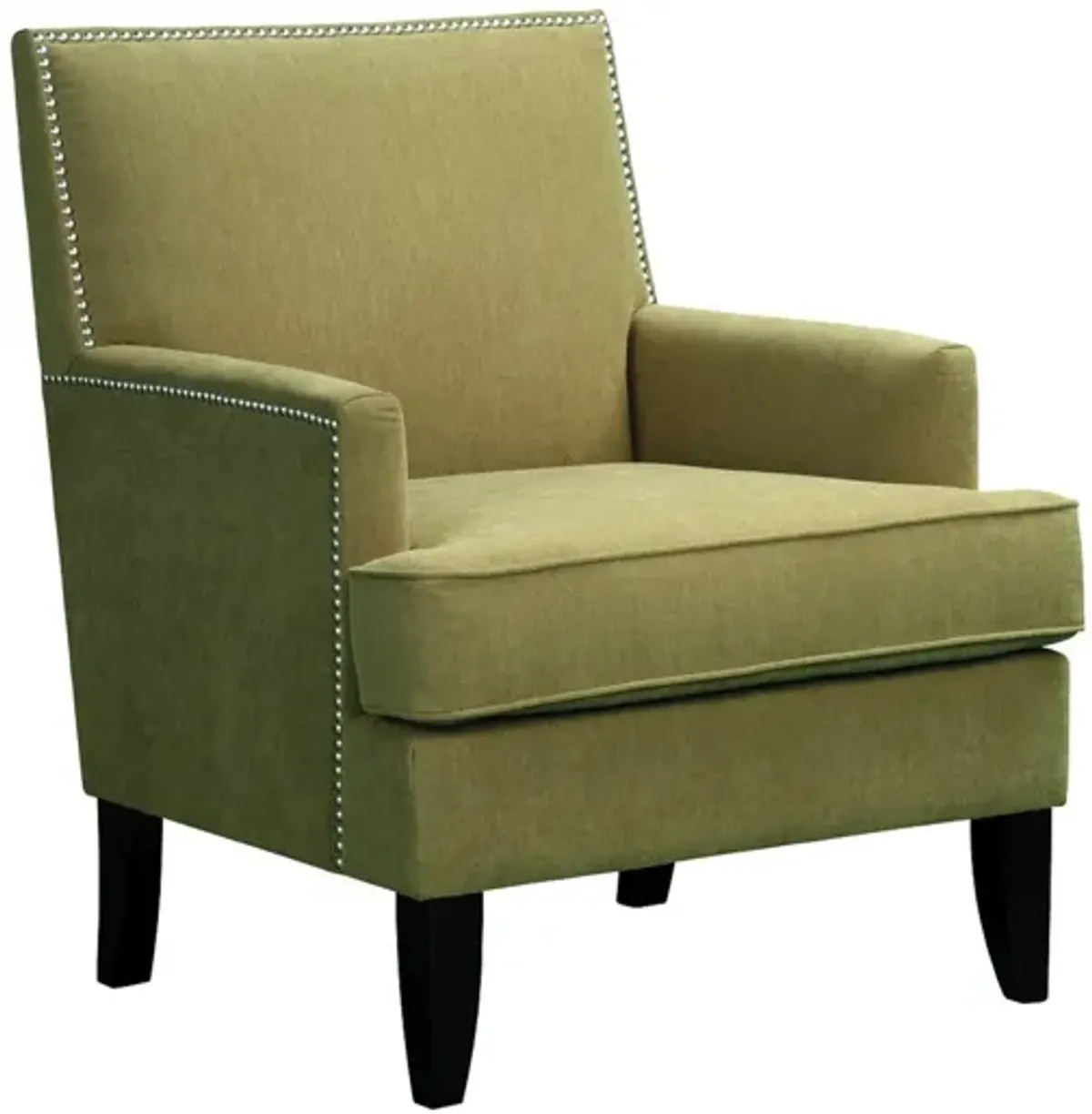 Colton Track Arm Club Chair in Green