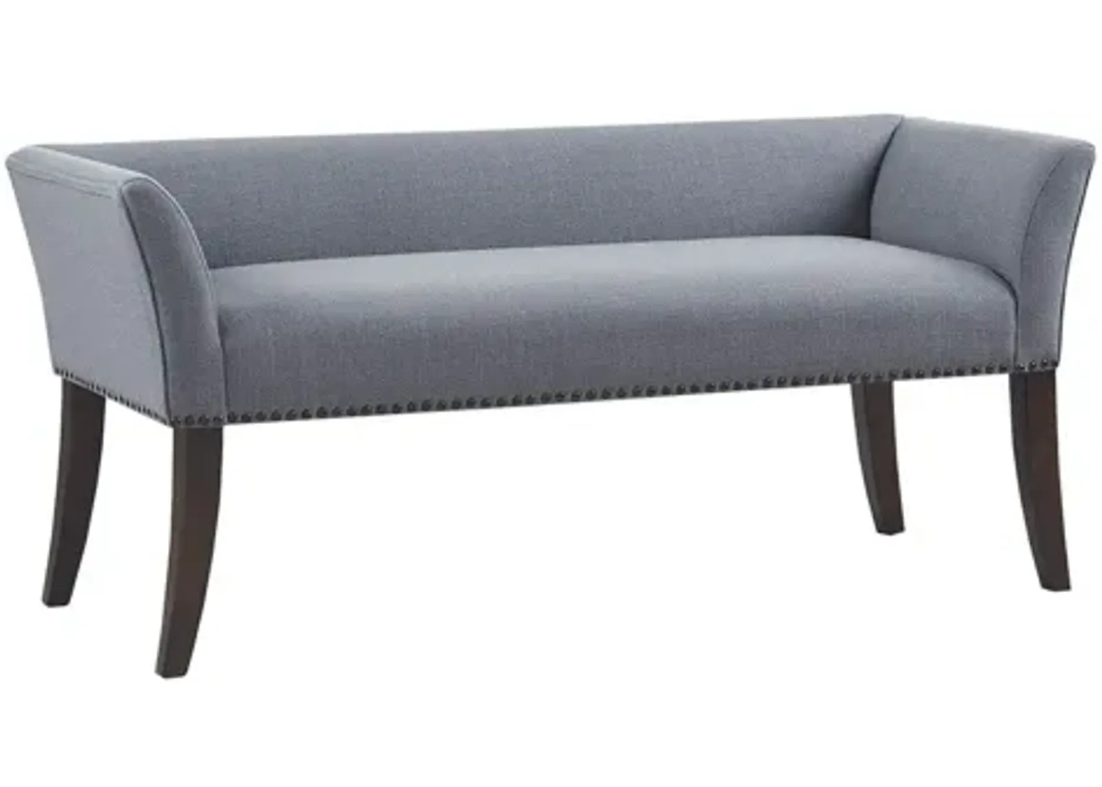 Welburn Light Grey Accent Bench