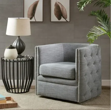 Capstone Swivel Chair in Grey