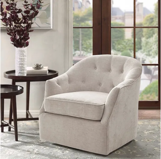 Calvin Swivel Chair in Natural