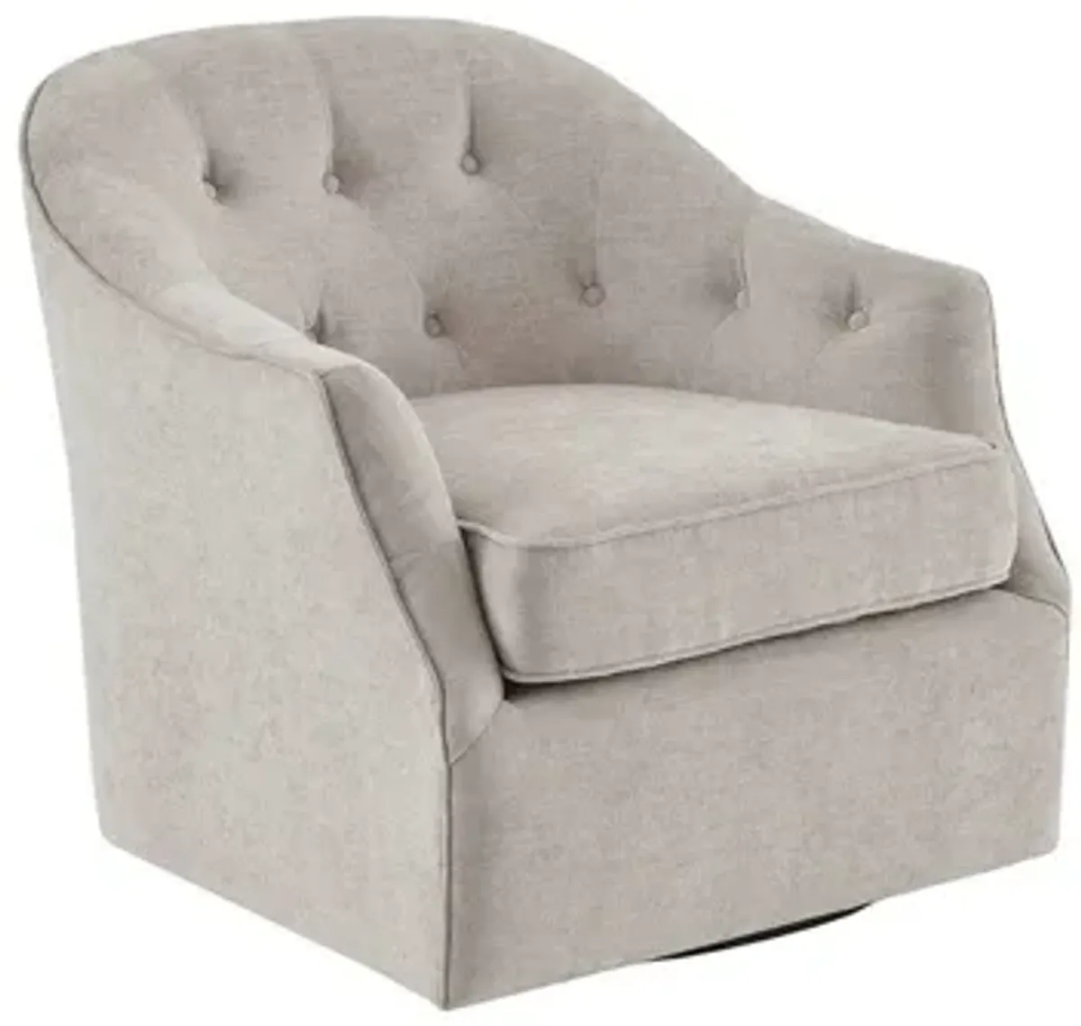 Calvin Swivel Chair in Natural