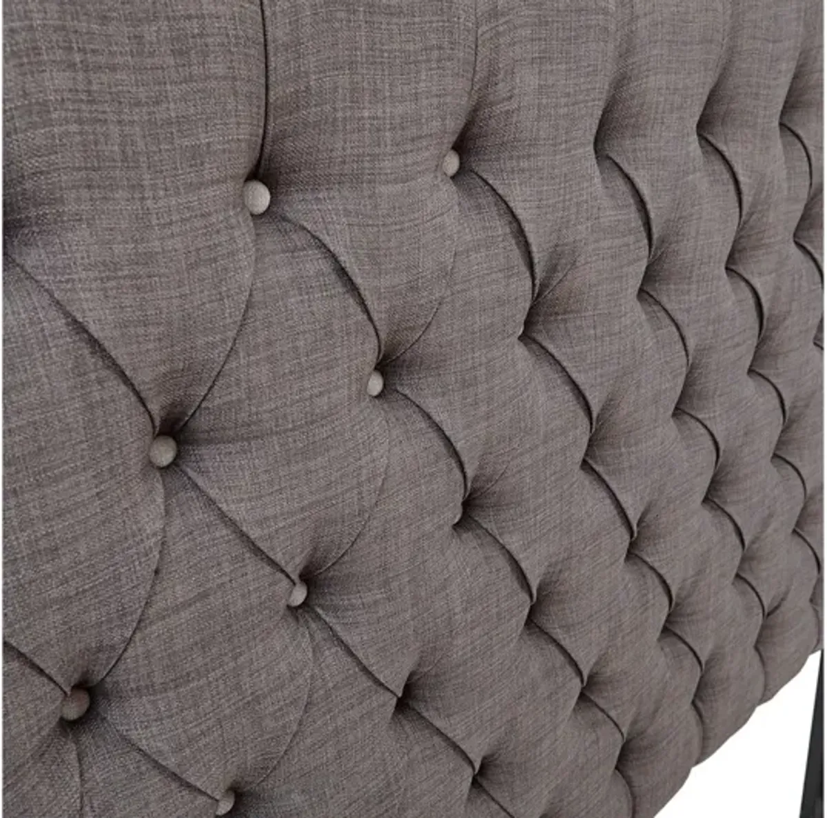 Amelia Upholstered Queen Headboard in Grey