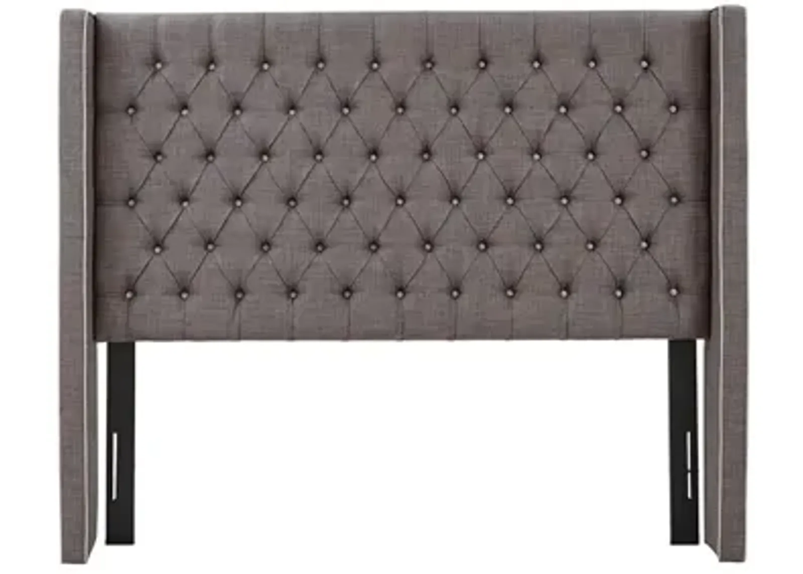 Amelia Upholstered Queen Headboard in Grey