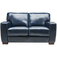 Theo Leather Loveseat