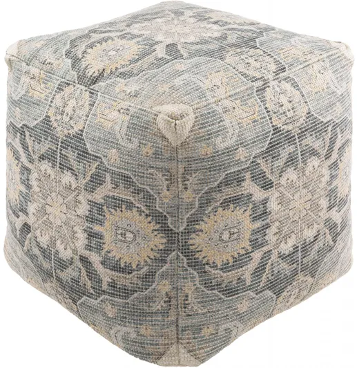 Samsun Pouf in Blue