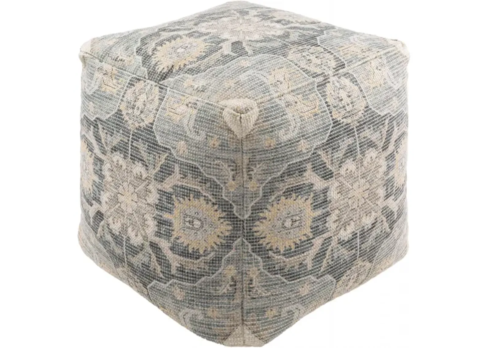 Samsun Pouf in Blue