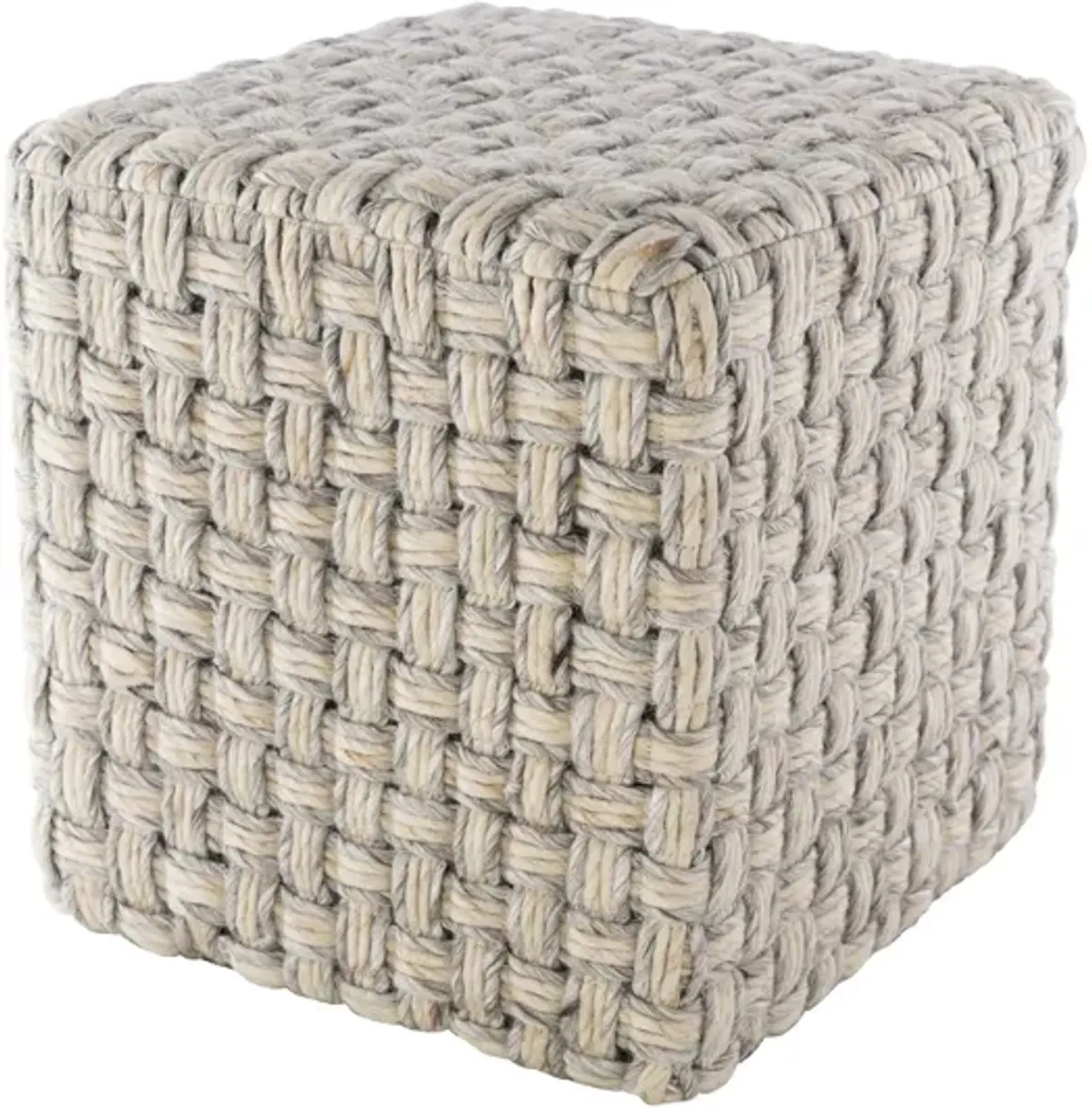 Cordoba Pouf in Cream