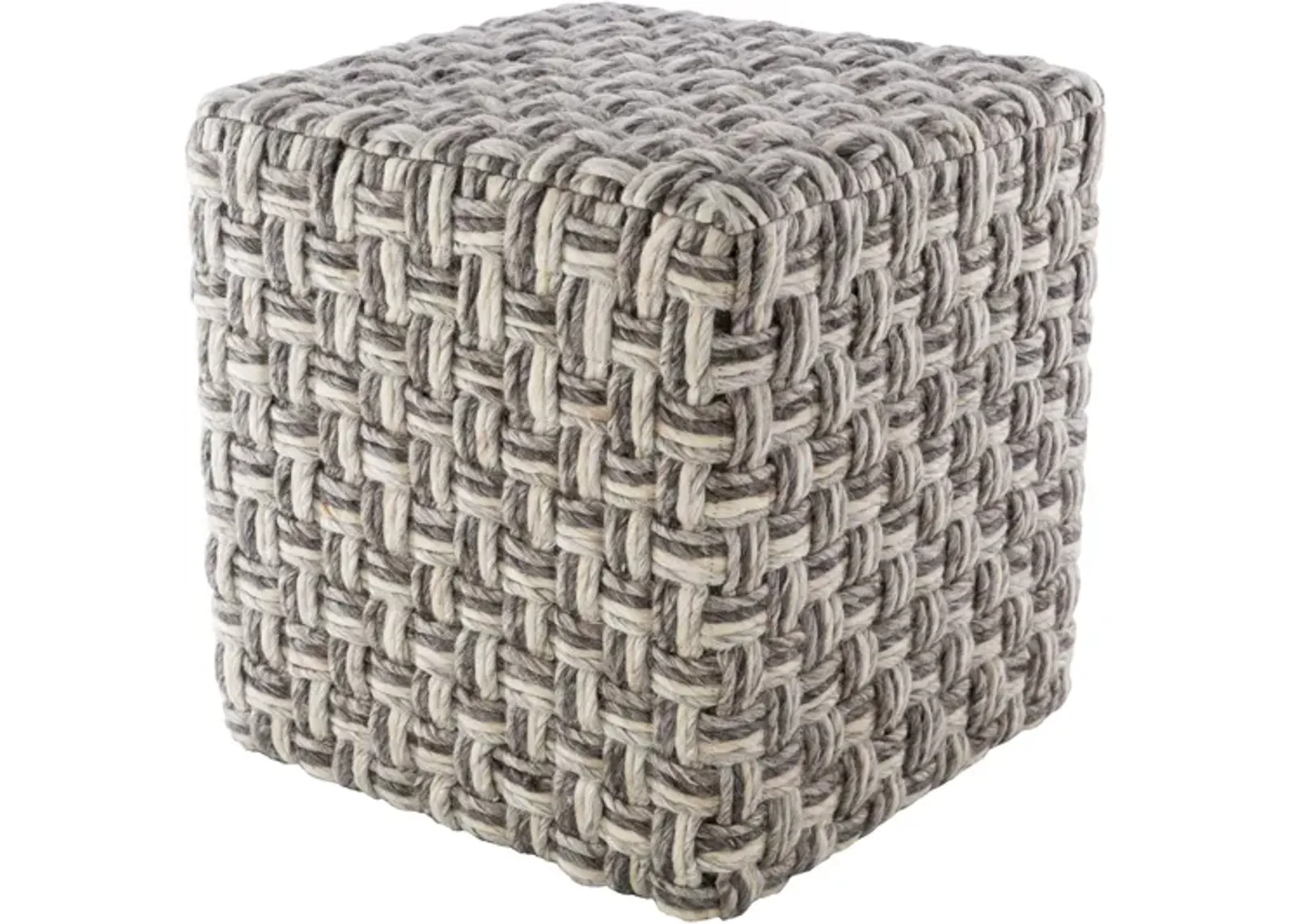 Cordoba Pouf in Grey