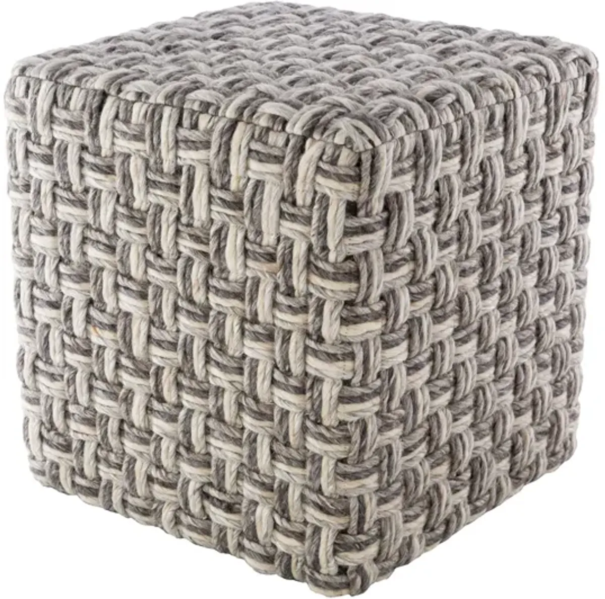 Cordoba Pouf in Grey