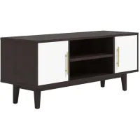 Daxton 43" TV Stand in Cappuccino White