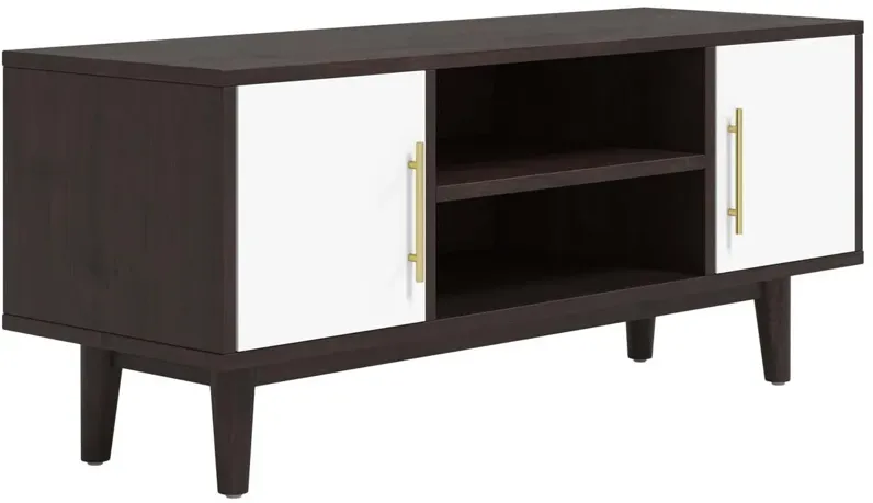 Daxton 43" TV Stand in Cappuccino White