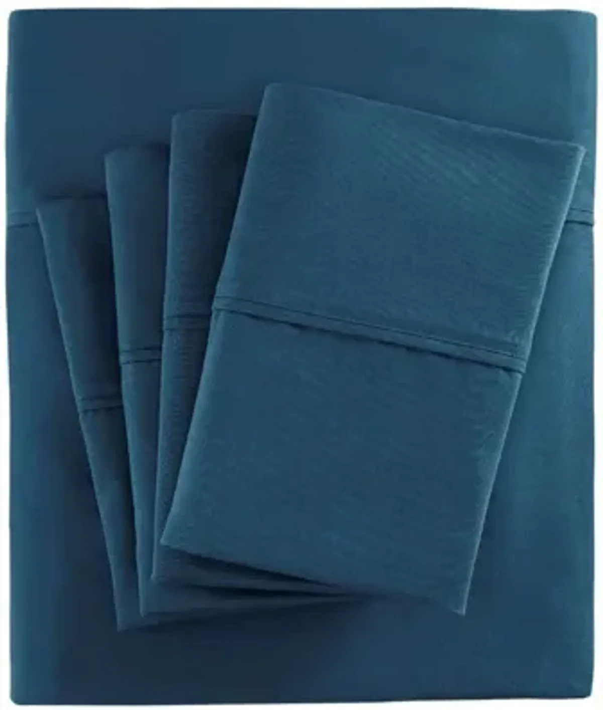 800 Thread Count Cotton Rich Sateen Queen Sheet Set in Teal