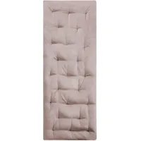 Edelia Poly Chenille Lounge Floor Pillow Cushion in Blush