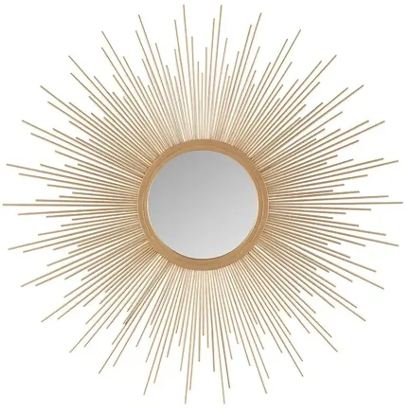 Fiore Small Sunburst Gold Mirror