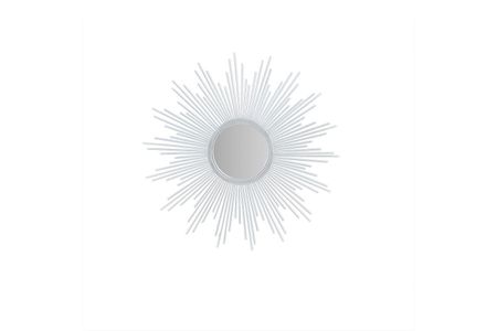 Fiore Small Sunburst Silver Mirror