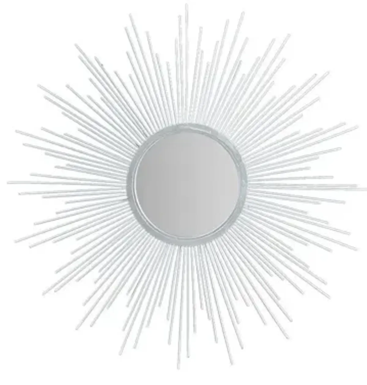 Fiore Large Sunburst Silver Mirror