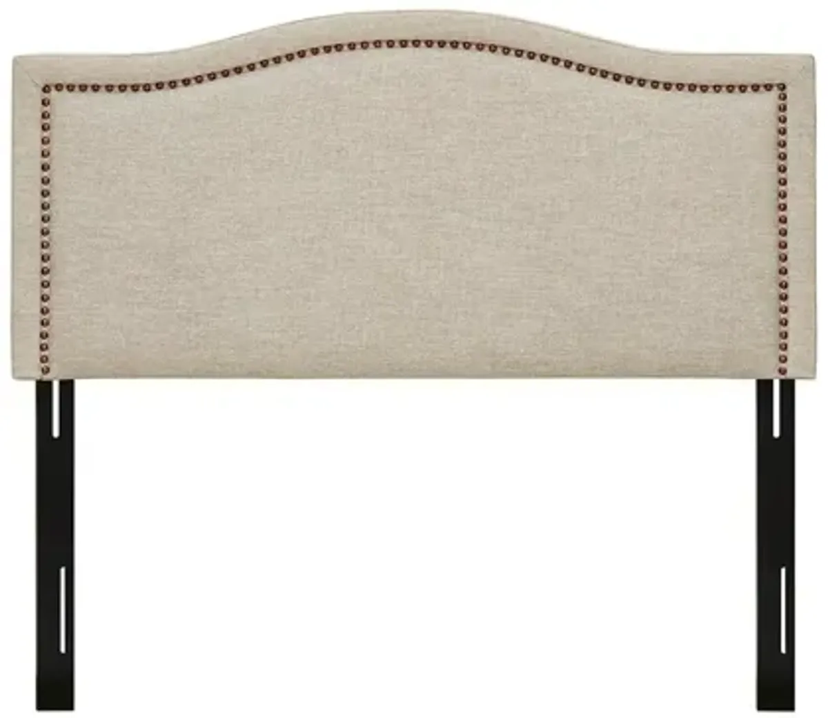 Nadine Upholstered Natural Queen Headboard