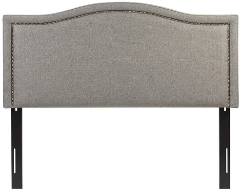 Nadine Upholstered Grey King Headboard