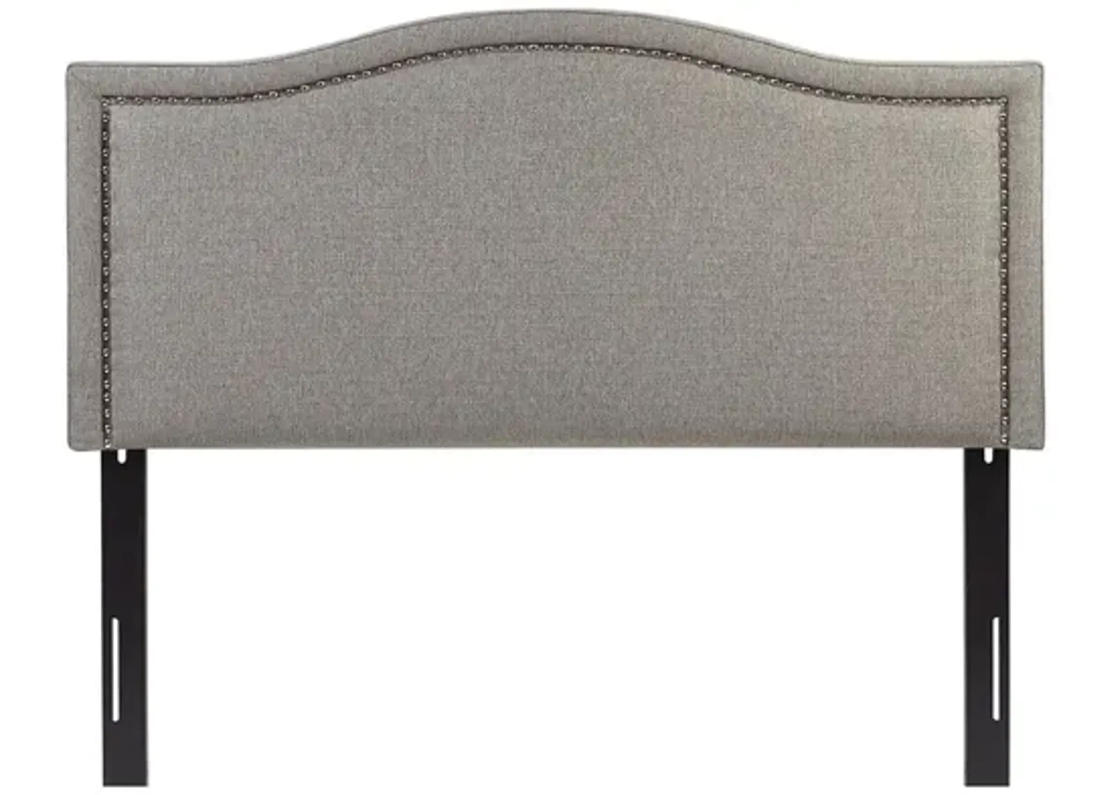 Nadine Upholstered Grey King Headboard