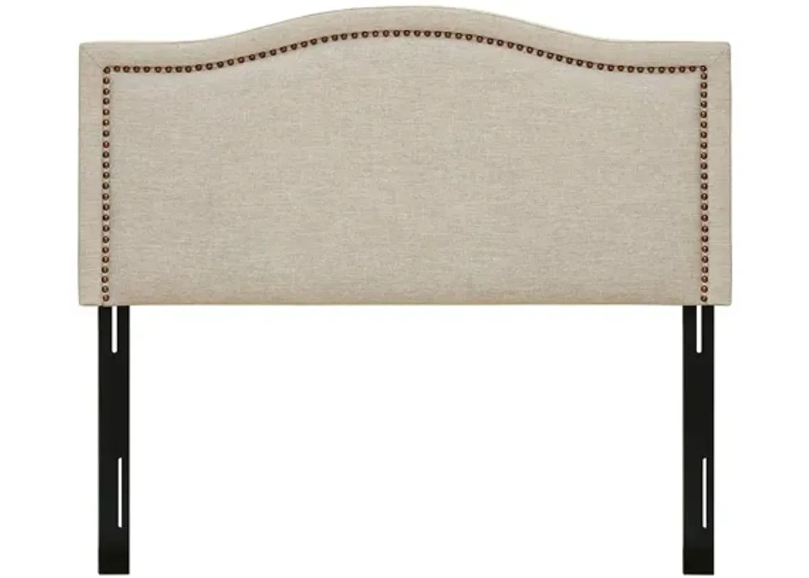 Nadine Upholstered Natural King Headboard