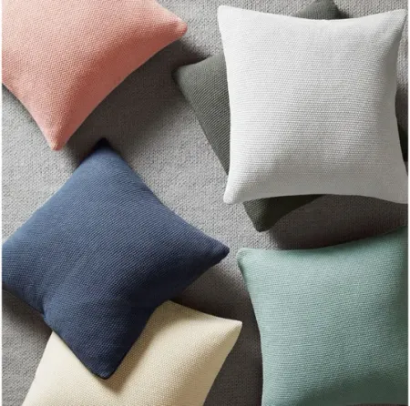 Bree Indigo Knit Euro Pillow Cover