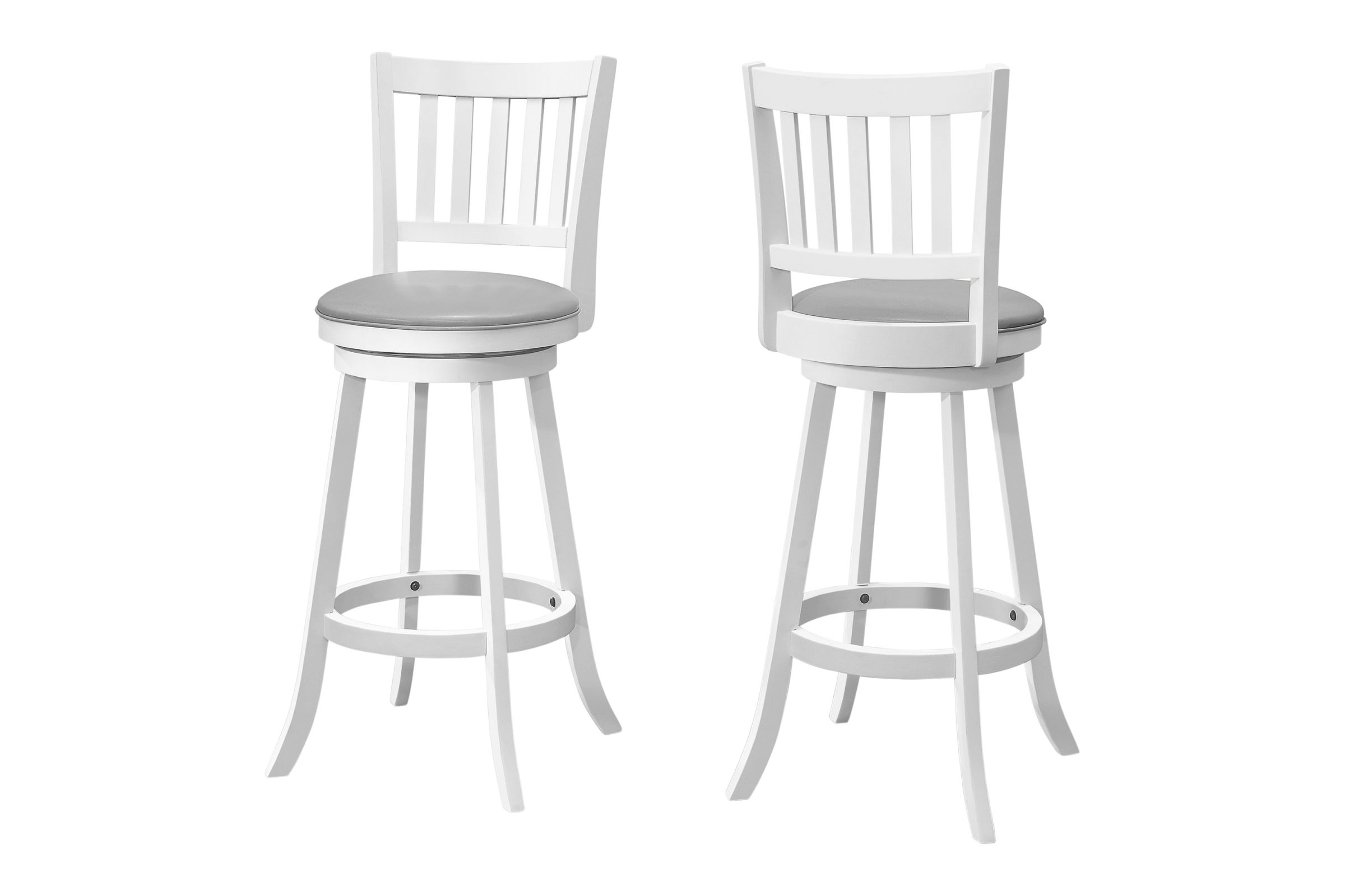 White Barstool, Set of 2