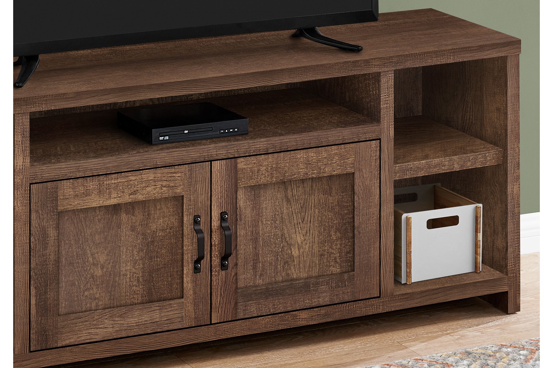Brown Reclaimed Woodlook TV Stand