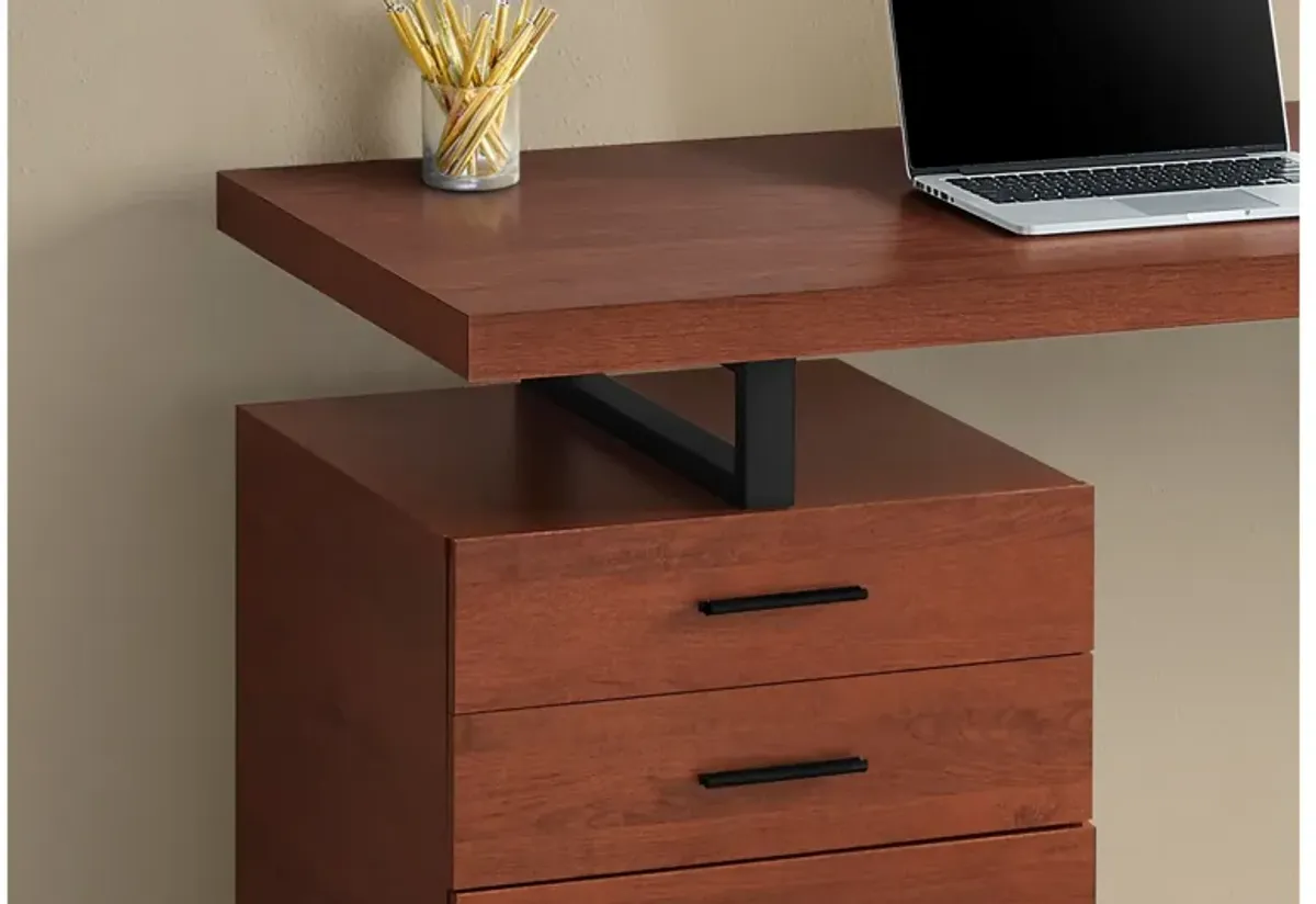 Cherry 48" Computer Desk